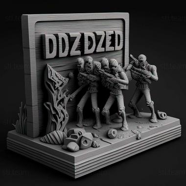 3D model Zombie Defense game (STL)